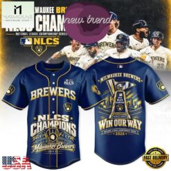 Milwaukee Brewers NLCS Champions 2026 Baseball Jersey, Stylish Baseball Jersey Milwaukee Brewers Nlcs Champions 2026 Baseball Jersey