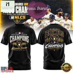 Milwaukee Brewers NLCS Champions 2026 World Series No Time Like October 3D Shirt, Hot 3D Shirt Trend Milwaukee Brewers Nlcs Champions 2026 World Series NO Time Like October 3D Shirt