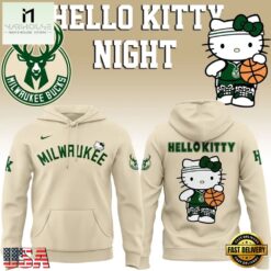 Milwaukee Bucks x Hello Kitty Night 2026 Special Edition Hoodie, Popular 3D Music Tee Milwaukee Bucks X Hello Kitty Night 2026 Special Edition Hoodie