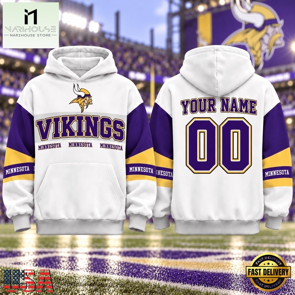 Minnesota Vikings 2026 NFL Gridiron Heritage Varsity Hoodie, NFL Sporty Shirt Minnesota Vikings 2026 NFL Gridiron Heritage Varsity Hoodie, NFL Sporty Shirt
