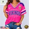 Minnesota Vikings 2026 NFL Pink Breast Cancer Awareness V neck T Shirt, Trendy NFL V Neck Tee 2 Minnesota Vikings 2026 NFL Pink Breast Cancer Awareness V neck T Shirt, Trendy NFL V Neck Tee Minnesota Vikings 2026 Nfl Pink Breast Cancer Awareness V Neck T Shirt