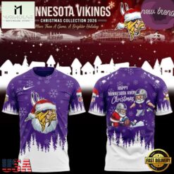 Minnesota Vikings Christmas Collection 2026 T Shirt, Hot 3D Shirt Trend Minnesota Vikings Christmas Collection 2026 T Shirt