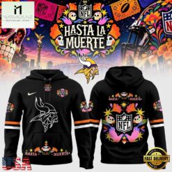Minnesota Vikings Football US Hasta la Muerte 2026 Limited Edition Hoodie Shirt, Hot 3D Shirt Trend Minnesota Vikings Football US Hasta LA Muerte 2026 Limited Edition Hoodie Shirt