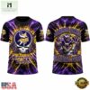 Minnesota Vikings Football x Grateful Dead Skeletons 2026 3D Shirt, Hot 3D Shirt Trend Minnesota Vikings Football X Grateful Dead Skeletons 2026 3D Shirt