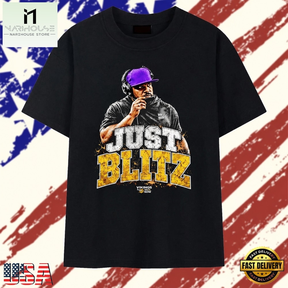 Minnesota Vikings Just Blitz NFL Football T Shirt, Stylish 2D Graphic Shirt Minnesota Vikings Just Blitz NFL Football T Shirt, Stylish 2D Graphic Shirt