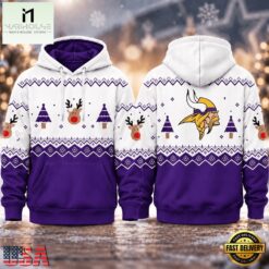 Minnesota Vikings NFL Christmas Game Day Hoodie Shirt, NFL Sporty Shirt Minnesota Vikings Nfl Christmas Game Day Hoodie Shirt