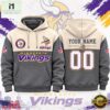 Minnesota Vikings NFL Custom Varsity Colorblock Pullover Hoodie, NFL Sporty Shirt Minnesota Vikings Nfl Custom Varsity Colorblock Pullover Hoodie