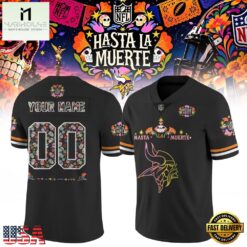 Minnesota Vikings NFL Hasta la Muerte 2026 Personalized Football Jersey, Trending Football Shirt Minnesota Vikings Nfl Hasta LA Muerte 2026 Personalized Football Jersey