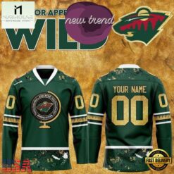 Minnesota Wild 2026 Educator Appreciation Night Limited Edition Custom Hockey Jersey, Hot 3D Shirt Trend Minnesota Wild 2026 Educator Appreciation Night Limited Edition Custom Hockey Jersey