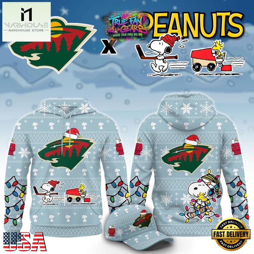 Minnesota Wild x Peanuts 2026 Christmas Limited Edition Hoodie, Hot 3D Shirt Trend Minnesota Wild x Peanuts 2026 Christmas Limited Edition Hoodie, Hot 3D Shirt Trend