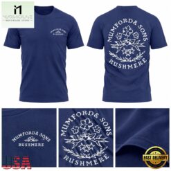 Mumford And Sons Prizefighter Tour 2026 Blue T Shirt, Popular 3D Music Tee Mumford And Sons Prizefighter Tour 2026 Blue T Shirt