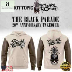 My Chemical Romance The Black Parade 20th Anniversary 2026 Hoodie, Popular 3D Music Tee MY Chemical Romance The Black Parade 20th Anniversary 2026 Hoodie