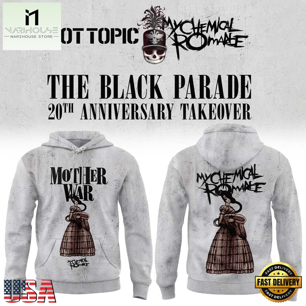 My Chemical Romance The Black Parade 20th Anniversary 2026 Limited Edition Hoodie, Popular 3D Music Tee My Chemical Romance The Black Parade 20th Anniversary 2026 Limited Edition Hoodie, Popular 3D Music Tee