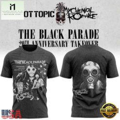 My Chemical Romance The Black Parade 20th Anniversary 2026 Special New T Shirt, Popular 3D Music Tee MY Chemical Romance The Black Parade 20th Anniversary 2026 Special New T Shirt
