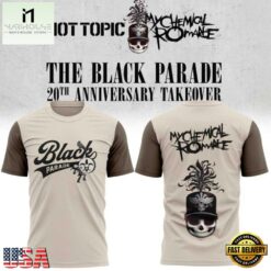 My Chemical Romance The Black Parade 20th Anniversary 2026 T Shirt, Popular 3D Music Tee MY Chemical Romance The Black Parade 20th Anniversary 2026 T Shirt