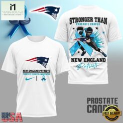 New England Patriots NFL Prostate Cancer Awareness Month 3D Shirt, NFL Sporty Shirt New England Patriots Nfl Prostate Cancer Awareness Month 3D Shirt