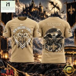 New Orleans Saints Fourth Wing Night 2026 T Shirt, Hot 3D Shirt Trend New Orleans Saints Fourth Wing Night 2026 T Shirt