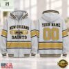 New Orleans Saints NFL Varsity Stripe Zip Hoodie, NFL Sporty Shirt New Orleans Saints Nfl Varsity Stripe Zip Hoodie