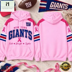 New York Giants 2026 NFL Breast Cancer Awareness Game Day Hoodie Shirt, NFL Sporty Shirt New York Giants 2026 Nfl Breast Cancer Awareness Game Day Hoodie Shirt