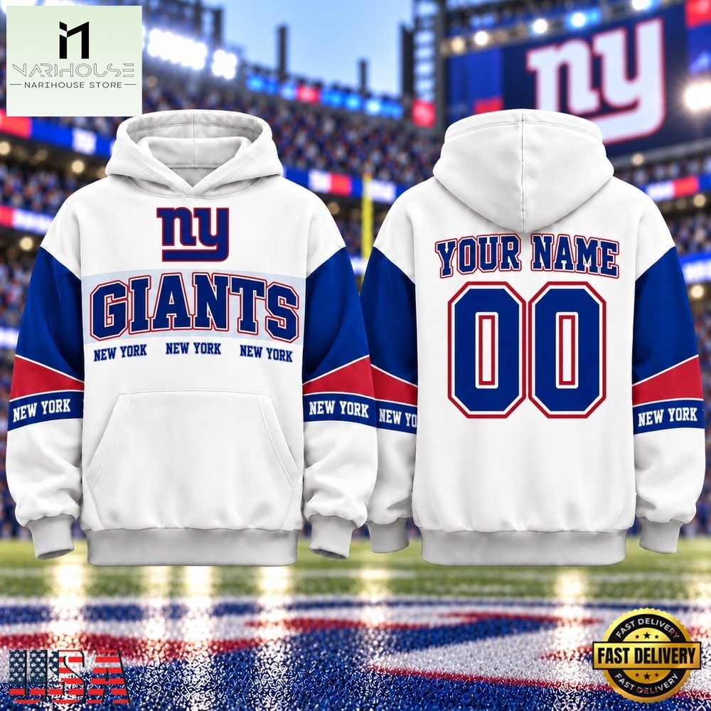 New York Giants 2026 NFL Gridiron Heritage Varsity Hoodie, NFL Sporty Shirt New York Giants 2026 Nfl Gridiron Heritage Varsity Hoodie