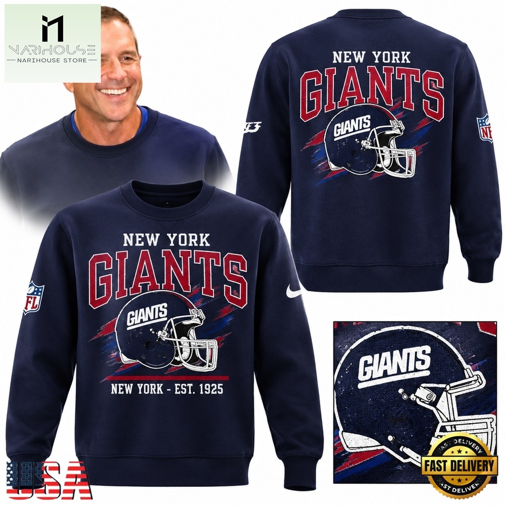 New York Giants Football Helmet 2026 Navy Graphic Sweatshirt, Hot 3D Shirt Trend New York Giants Football Helmet 2026 Navy Graphic Sweatshirt, Hot 3D Shirt Trend
