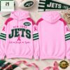 New York Jets 2026 NFL Breast Cancer Awareness Game Day Hoodie Shirt, NFL Sporty Shirt New York Jets 2026 Nfl Breast Cancer Awareness Game Day Hoodie Shirt