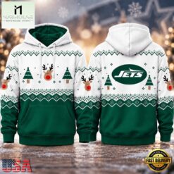 New York Jets NFL Christmas Game Day Hoodie Shirt, NFL Sporty Shirt New York Jets Nfl Christmas Game Day Hoodie Shirt