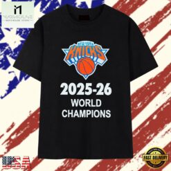 New York Knicks 2025 26 World Champions T Shirt, Stylish 2D Graphic Shirt New York Knicks 2025 26 World Champions T Shirt