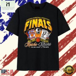New York Knicks vs San Antonio Spurs NBA Finals on ESPN T Shirt, Stylish 2D Graphic Shirt New York Knicks VS San Antonio Spurs Nba Finals ON Espn T Shirt