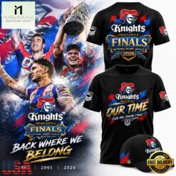 Newcastle Knights NRL Grand Final 2026 Our Time T Shirt, Hot 3D Shirt Trend Newcastle Knights Nrl Grand Final 2026 Our Time T Shirt