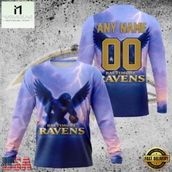 NFL Baltimore Ravens Special Realistic Design Hoodie, T Shirt, Sweatshirt, NFL Sporty Shirt Nfl Baltimore Ravens Special Realistic Design Hoodie T Shirt Sweatshirt 2