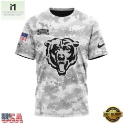 NFL Chicago Bears Arctic Camo Salute To Service 2026 Design Hoodie, T Shirt, Sweatshirt, NFL Sporty Shirt Nfl Chicago Bears Arctic Camo Salute TO Service 2026 Design Hoodie T Shirt Sweatshirt 3