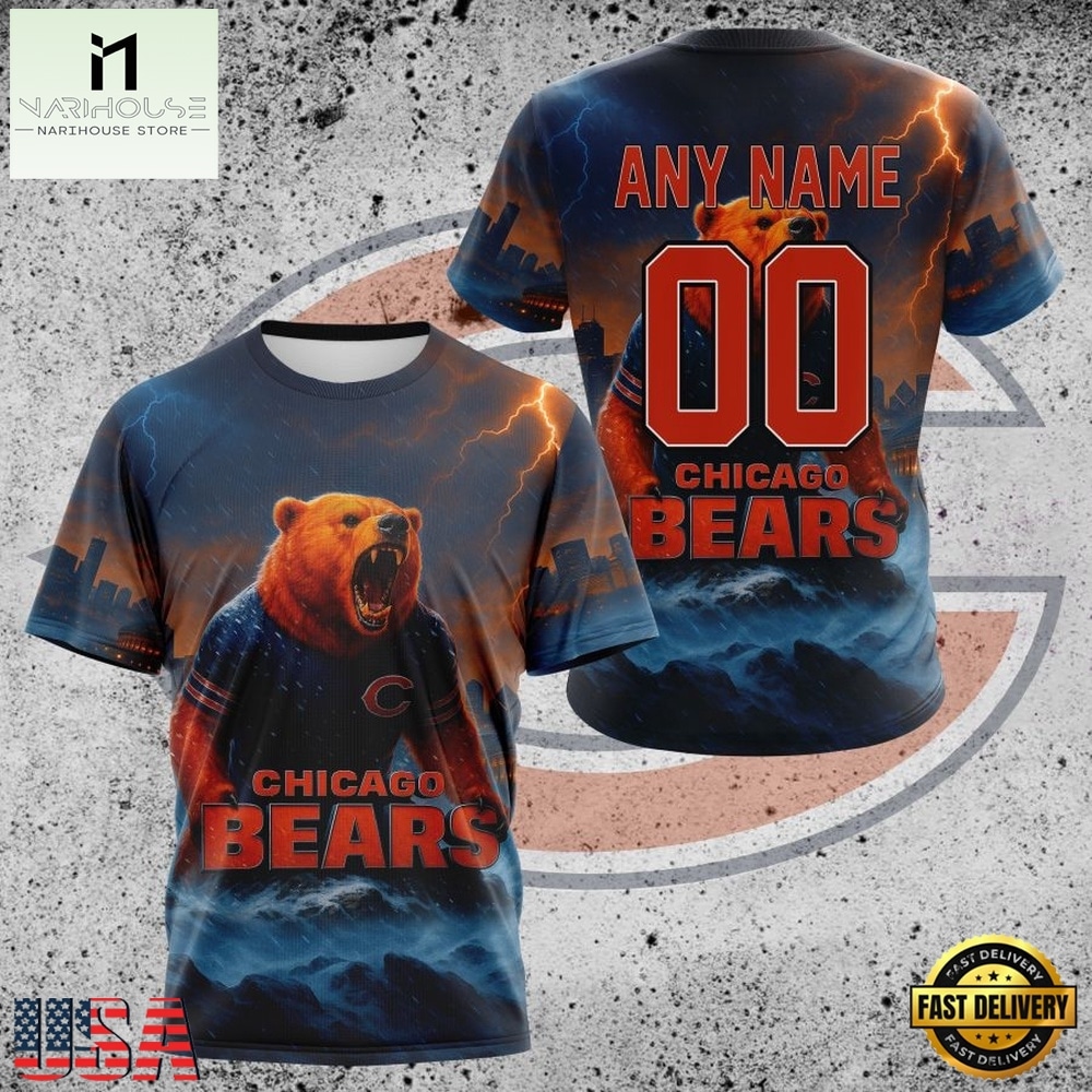 NFL Chicago Bears Special Realistic Design Hoodie, T Shirt, Sweatshirt, NFL Sporty Shirt NFL Chicago Bears Special Realistic Design Hoodie, T Shirt, Sweatshirt, NFL Sporty Shirt