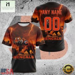NFL Cincinnati Bengals Special Realistic Design Hoodie, T Shirt, Sweatshirt, NFL Sporty Shirt Nfl Cincinnati Bengals Special Realistic Design Hoodie T Shirt Sweatshirt 3