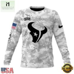 NFL Houston Texans Arctic Camo Salute To Service 2026 Design Hoodie, T Shirt, Sweatshirt, NFL Sporty Shirt Nfl Houston Texans Arctic Camo Salute TO Service 2026 Design Hoodie T Shirt Sweatshirt 2