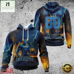 NFL Los Angeles Chargers Special Realistic Design Hoodie, T Shirt, Sweatshirt, NFL Sporty Shirt Nfl Los Angeles Chargers Special Realistic Design Hoodie T Shirt Sweatshirt 1