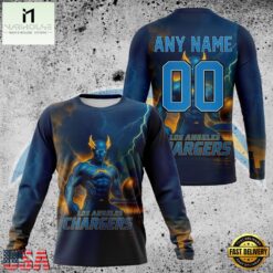 NFL Los Angeles Chargers Special Realistic Design Hoodie, T Shirt, Sweatshirt, NFL Sporty Shirt Nfl Los Angeles Chargers Special Realistic Design Hoodie T Shirt Sweatshirt 2