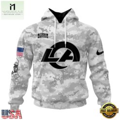 NFL Los Angeles Rams Arctic Camo Salute To Service 2026 Design Hoodie, T Shirt, Sweatshirt, NFL Sporty Shirt Nfl Los Angeles Rams Arctic Camo Salute TO Service 2026 Design Hoodie T Shirt Sweatshirt 1