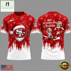 NFL San Francisco 49ers Christmas Collection 2026 3D Shirt, Hot 3D Shirt Trend Nfl San Francisco 49ers Christmas Collection 2026 3D Shirt