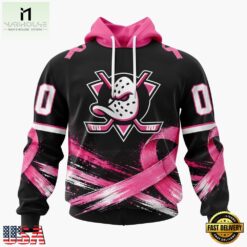 NHL Anaheim Ducks 2026 Hockey Pink Fights Breast Cancer Design Hoodie, TShirt, Sweatshirt, NHL 3D Game Day Tee Nhl Anaheim Ducks 2026 Hockey Pink Fights Breast Cancer Design Hoodie Tshirt Sweatshirt 1