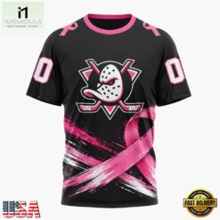 NHL Anaheim Ducks 2026 Hockey Pink Fights Breast Cancer Design Hoodie, TShirt, Sweatshirt, NHL 3D Game Day Tee Nhl Anaheim Ducks 2026 Hockey Pink Fights Breast Cancer Design Hoodie Tshirt Sweatshirt 2
