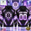 NHL Boston Bruins 2026 Hockey Fights Cancer Personalized Hoodie Shirt, NHL 3D Game Day Tee Nhl Boston Bruins 2026 Hockey Fights Cancer Personalized Hoodie Shirt