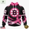 NHL Boston Bruins 2026 Hockey Pink Fights Breast Cancer Design Hoodie, TShirt, Sweatshirt, NHL 3D Game Day Tee Nhl Boston Bruins 2026 Hockey Pink Fights Breast Cancer Design Hoodie Tshirt Sweatshirt 1
