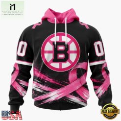 NHL Boston Bruins 2026 Hockey Pink Fights Breast Cancer Design Hoodie, TShirt, Sweatshirt, NHL 3D Game Day Tee Nhl Boston Bruins 2026 Hockey Pink Fights Breast Cancer Design Hoodie Tshirt Sweatshirt 1