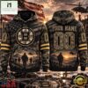NHL Boston Bruins Military Appreciation Design Personalized Hoodie, NHL 3D Game Day Tee Nhl Boston Bruins Military Appreciation Design Personalized Hoodie