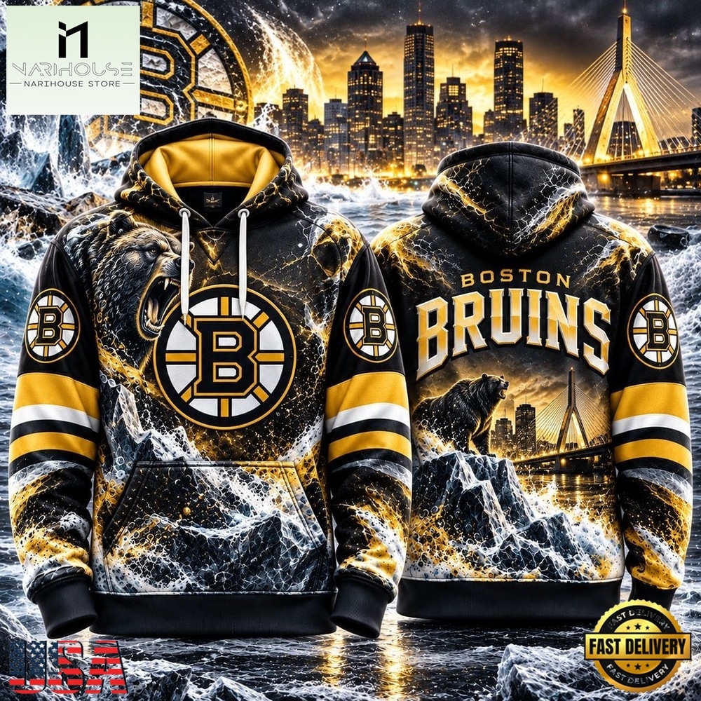 NHL Boston Bruins Special Mascot Design Concept Kit 2026 Hoodie Shirt, NHL 3D Game Day Tee NHL Boston Bruins Special Mascot Design Concept Kit 2026 Hoodie Shirt, NHL 3D Game Day Tee