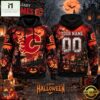 NHL Calgary Flames Special Halloween 2026 Design Hoodie Shirt, NHL 3D Game Day Tee Nhl Calgary Flames Special Halloween 2026 Design Hoodie Shirt