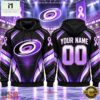 NHL Carolina Hurricanes 2026 Hockey Fights Cancer Personalized Hoodie Shirt, NHL 3D Game Day Tee Nhl Carolina Hurricanes 2026 Hockey Fights Cancer Personalized Hoodie Shirt