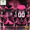 NHL Chicago Blackhawks Pink Fights Breast Cancer 2026 Personalized Hoodie Shirt, NHL 3D Game Day Tee Nhl Chicago Blackhawks Pink Fights Breast Cancer 2026 Personalized Hoodie Shirt