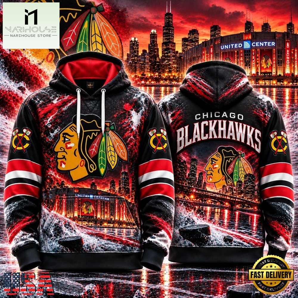 NHL Chicago Blackhawks Special Mascot Design Concept Kit 2026 Hoodie Shirt, NHL 3D Game Day Tee NHL Chicago Blackhawks Special Mascot Design Concept Kit 2026 Hoodie Shirt, NHL 3D Game Day Tee